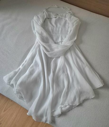 Biele šaty asos design, l