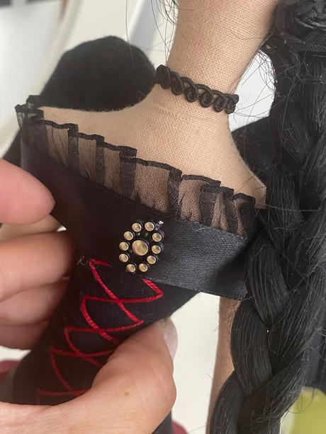 Gothic dekoratívna krasna tilda anjel bábika-65 cm, 