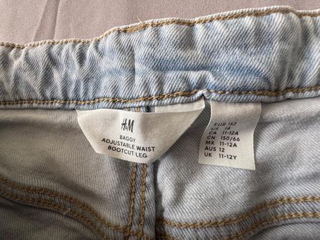 Široké rifle, h&m,152