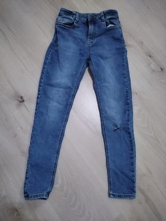 Krásne rifle slim dievčenské 146/152, fox & bunny,152