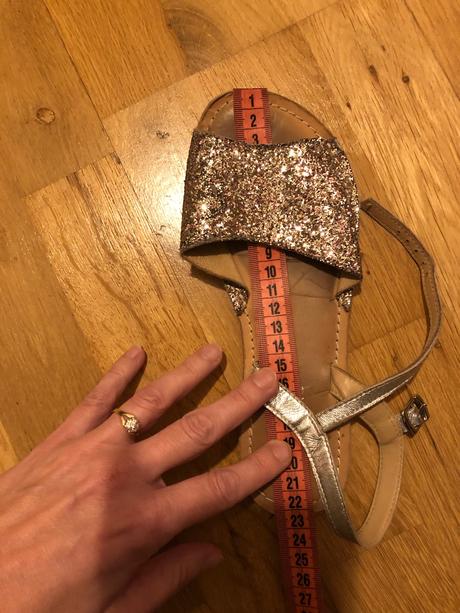 Kožené ligotavé sandálky, next,34