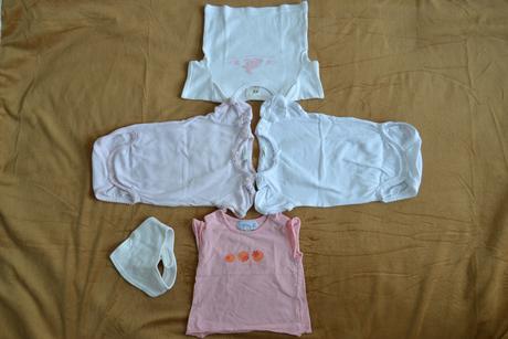 Letné tričká a body - veľ.2-4 mes., 62
