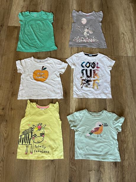 Trička pre dievča, 86–98