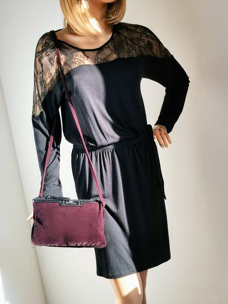 Day birger et mikkelsen - zamatová kabelka, 