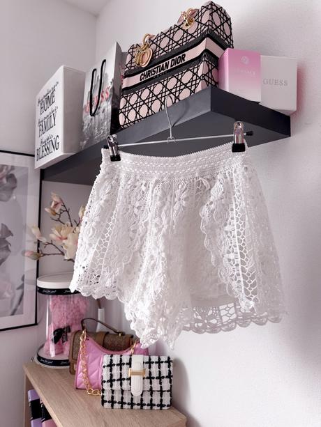 Krajkové šortky, f&f,xs