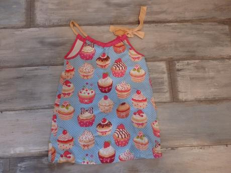 Handmade mufinkové šatočky 6/8 rokov, 128
