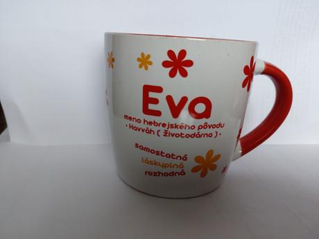 Hrnčeky s menom eva, 
