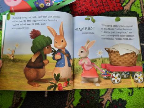 Knihy peppa pig, peter rabit, 