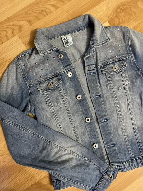 Dámska riflová bundička, s