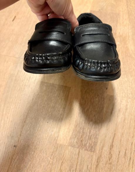 Chlapčenské kožené mokasíny veľkosť 25, zn. zara, zara,25