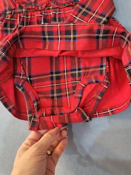 Kárované šaty h&m, v. 56, h&m,56