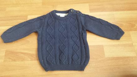 Nenoseny svetrik, h&m,68