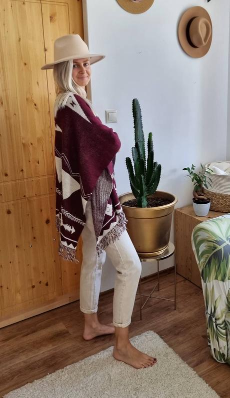 Bordovy kardigan / kimono, 