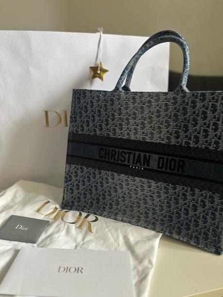 Christian dior book tote medium taska, dior