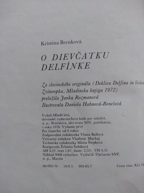 Retro - o dievčatku delfínke,