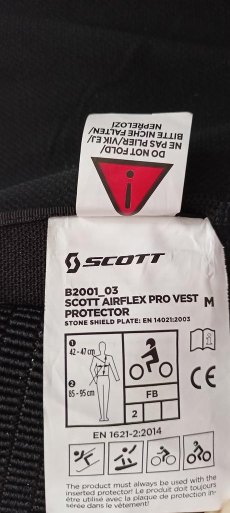 Scott airflex protector "m", 