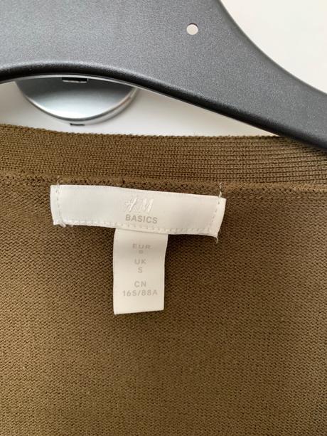 Kaki pulovrik, h&m,s