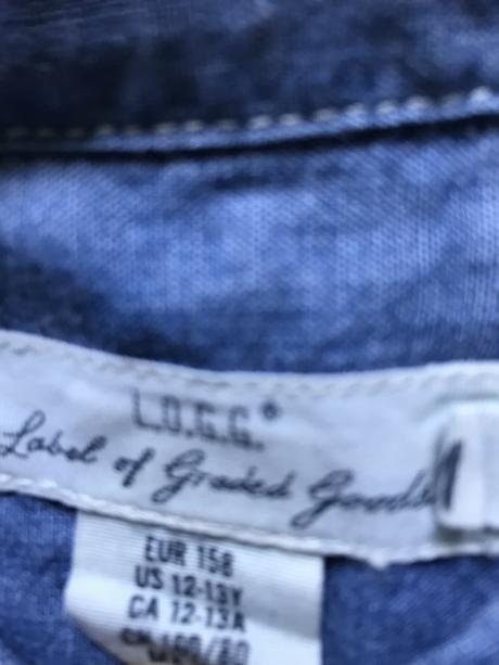 Košeľa dzinsová 12-13 rokov, h&m,158