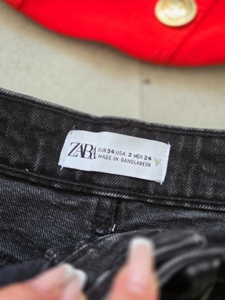 Zara rifľové kraťasy 34, zara,34