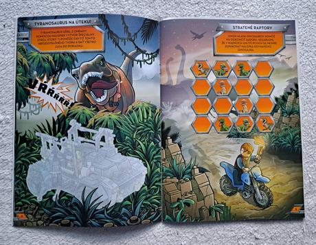 Lego kniha aktivít "dinosaury", 