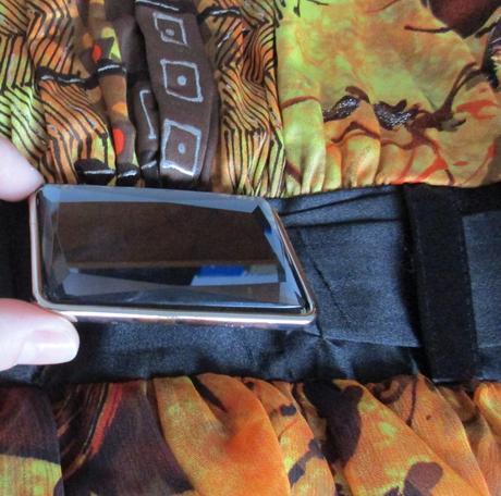 Šaty do krku zn. esperance, oranžovo- hnedé, m