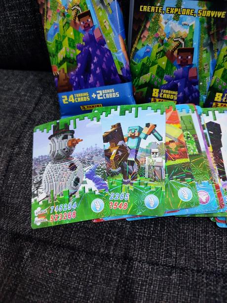 Minecraft album + kartičky,