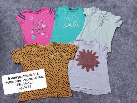 5 letnych triciek, 110/116, lindex,110