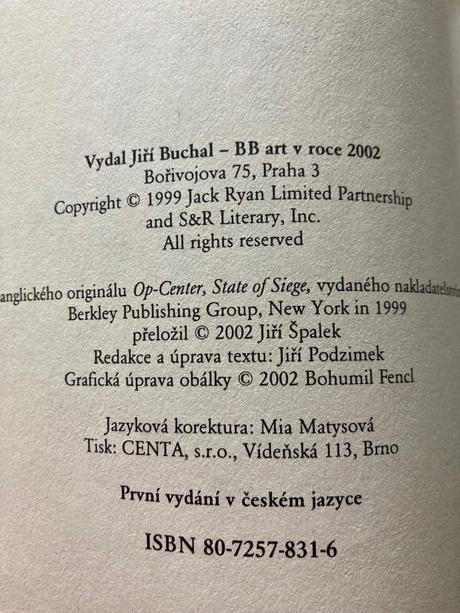 Operační centrum - stav obležení (2002), 