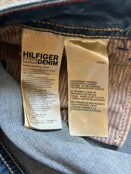 Rifľová minisukňa, tommy hilfiger,m