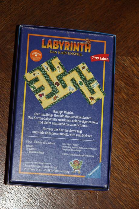 Hra kartový labyrint - od 7 rokov, 