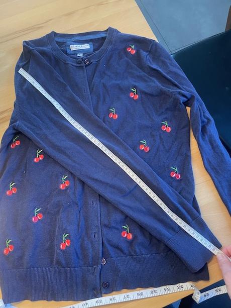 Pekny ceresnovy sveter marie lund/m, m