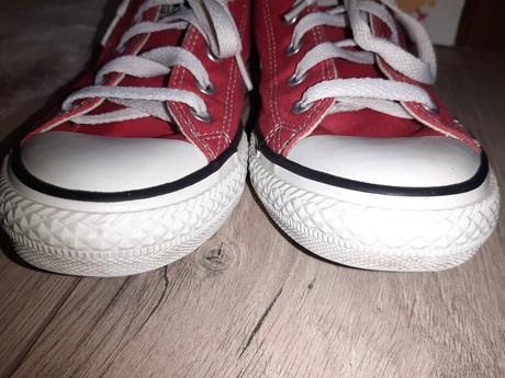 Červené nízke converse, converse,34