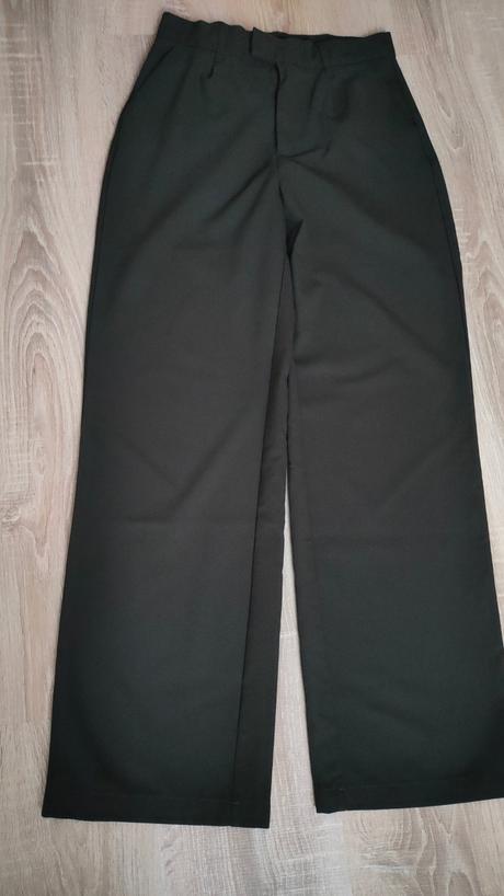 Tmavozelené nohavice, pull&bear,xs