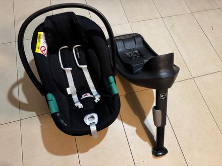 Cybex aton b2 i-size volcano black + cybex base on, cybex