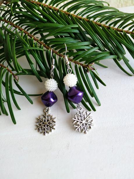 Vianočné náušnice,