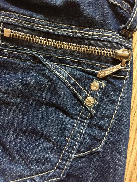 Tehotenské riflové kraťasky s viazaním, xs