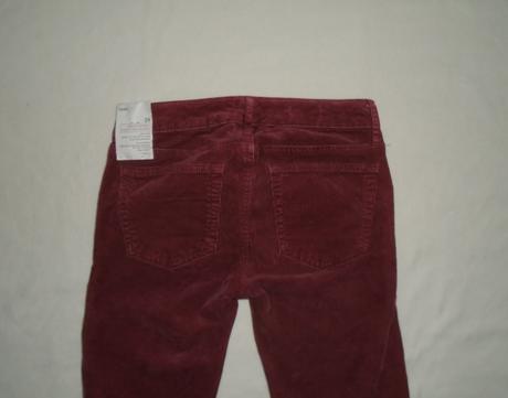 Dámske menčestrové nohavice, gap,s / xs