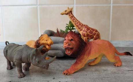 Safari zvieratá - 4 väčšie kusy, 