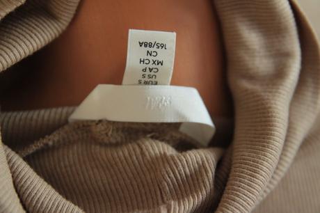 Bavlnený rolákový body top, h&m, h&m,s