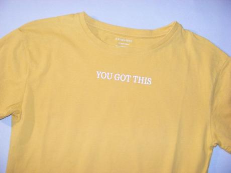 Crop tričko you got this, primark,158