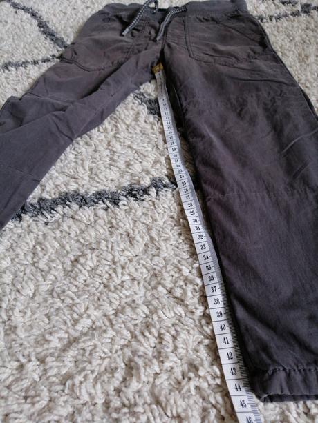 Podšité / zateplené nohavice, h&m,110