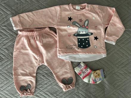 Dievčenská súprava s ponožkami, 74