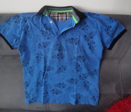 Polokošeľa pánska s kvetmi, l