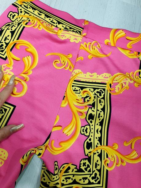 Vzorované nohavice s, s