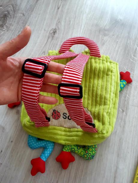 Krásny detský ruksak - žabiak,