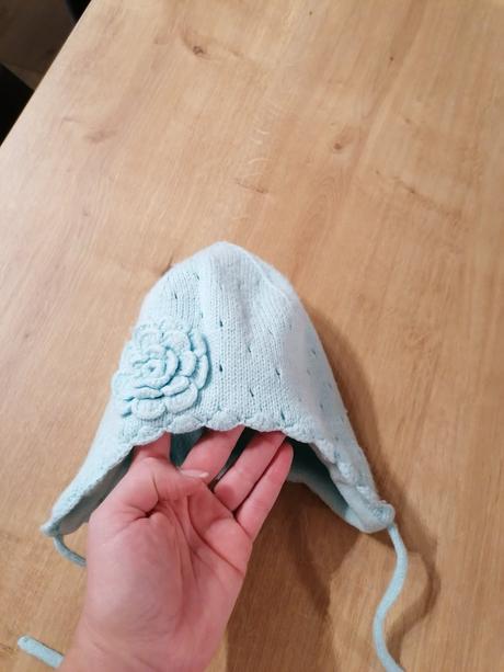 Čiapka s kvetinou, h&m,86