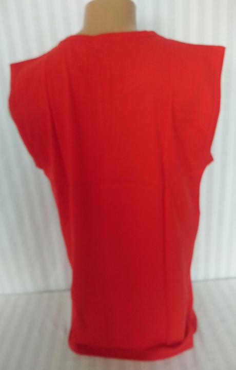 Pánske červené tričko autá, gomeb, xl, xl