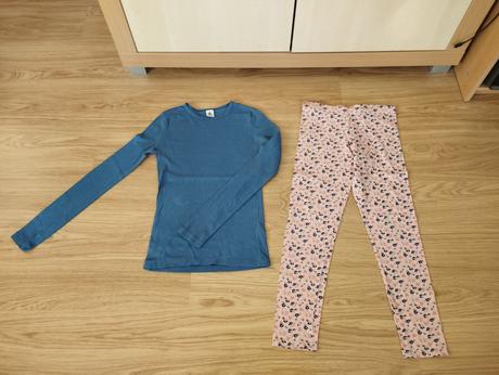 Pyžamo, nátelnik a tepláky veľ.146/152, marks & spencer,146