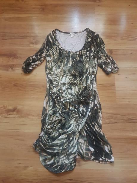 Elastické tričkové šaty, m