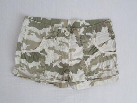 Maskáčové šortky, denim co,140